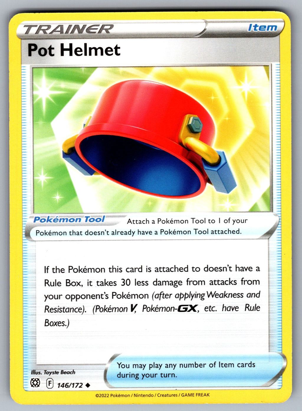 Pot Helmet Uncommon SWSH09: Brilliant Stars 146/172 NM 2022
