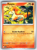 Ponyta Common SV10: Destined Rivals 029/182 NM 2025