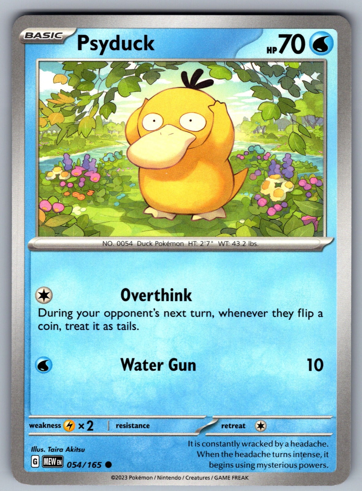 Psyduck Common SV: Scarlet & Violet 151 054/165 NM 2023
