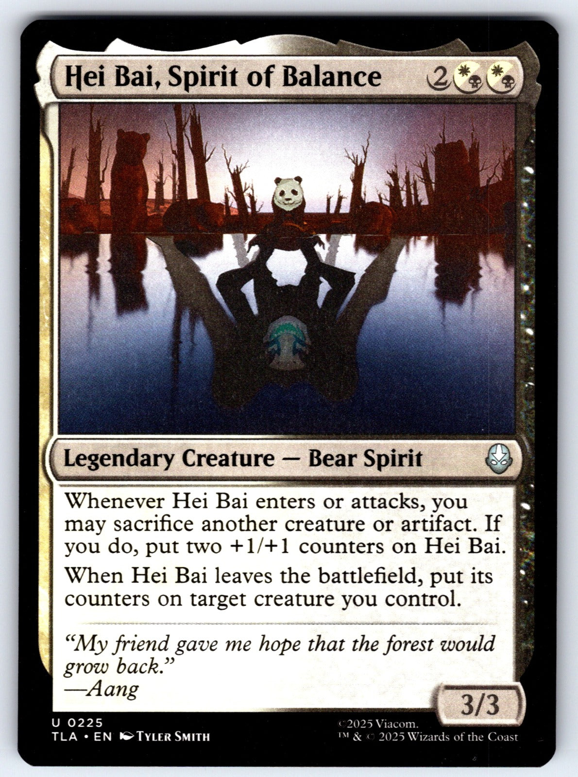 Hei Bai, Spirit of Balance U Avatar: The Last Airbender 225 NM 2025