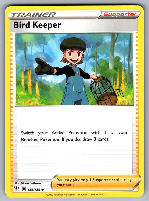 Bird Keeper Uncommon SWSH03: Darkness Ablaze 159/189 NM 2020