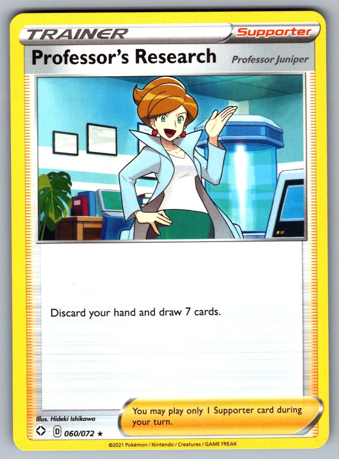 Professor's Research Rare Shining Fates 060/072 NM 2021
