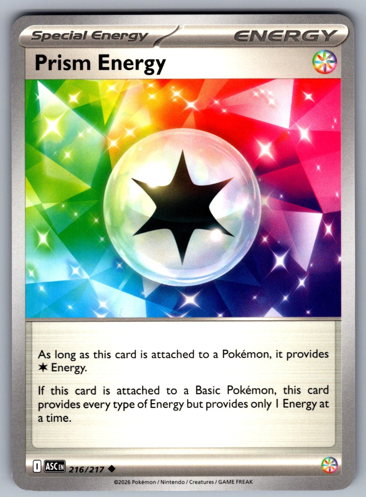 Prism Energy Uncommon ME: Ascended Heroes 216/217 NM 2026