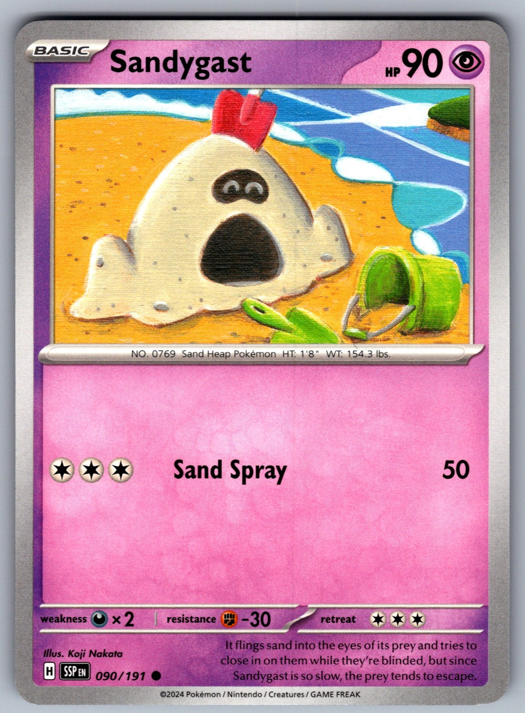 Sandygast Common SV08: Surging Sparks 090/191 NM 2024