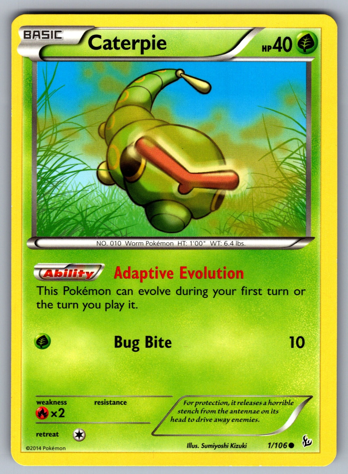 Caterpie Common SM - Unbroken Bonds 2/214 LP 2019