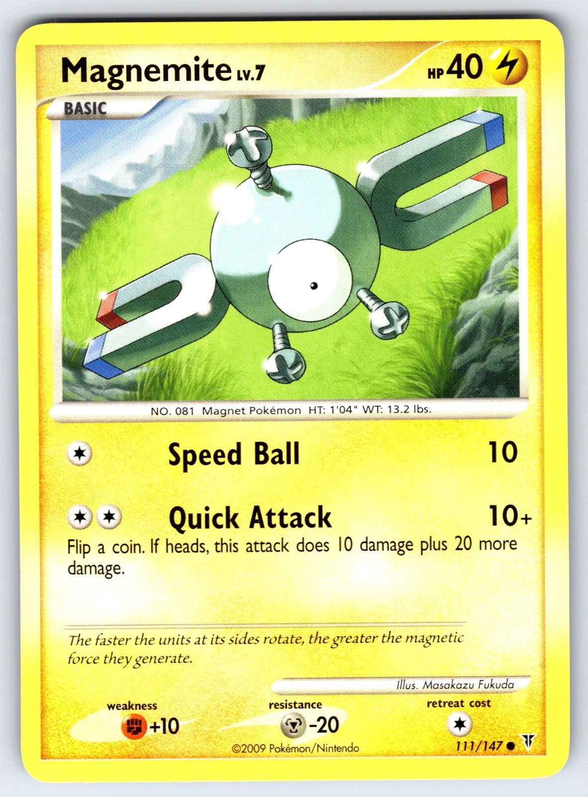 Magnemite Common Supreme Victors 111 LP 2009