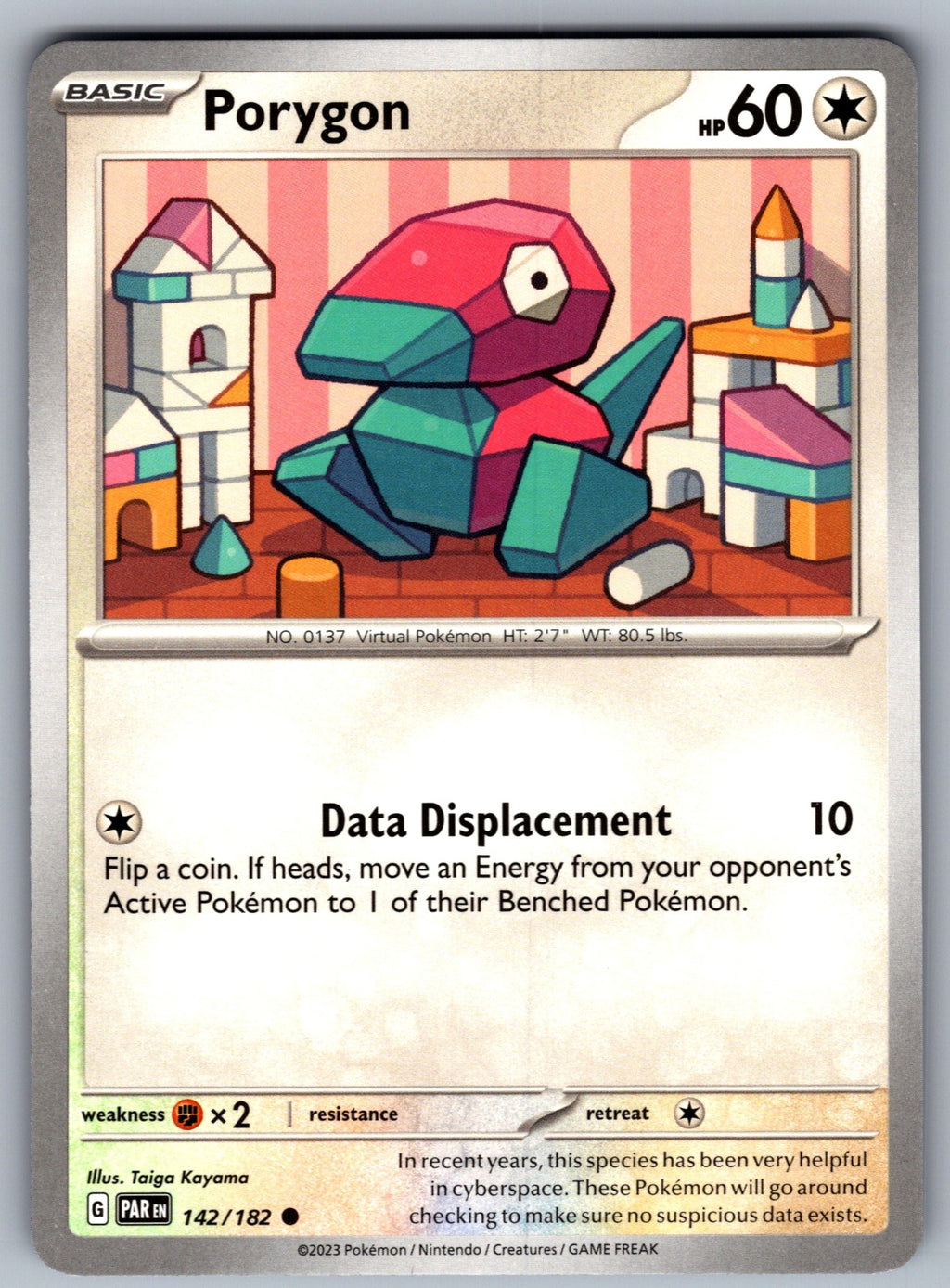 Porygon Common SV04: Paradox Rift 142/182 NM 2023
