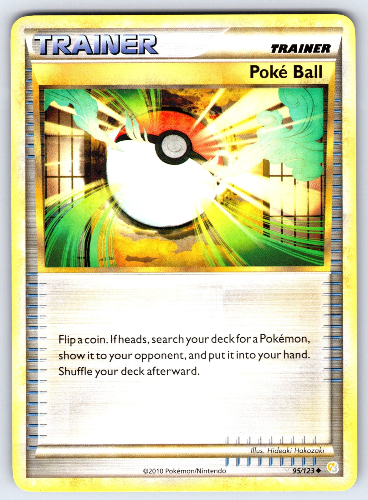 Poke Ball Uncommon HeartGold SoulSilver 95/123 LP 2010