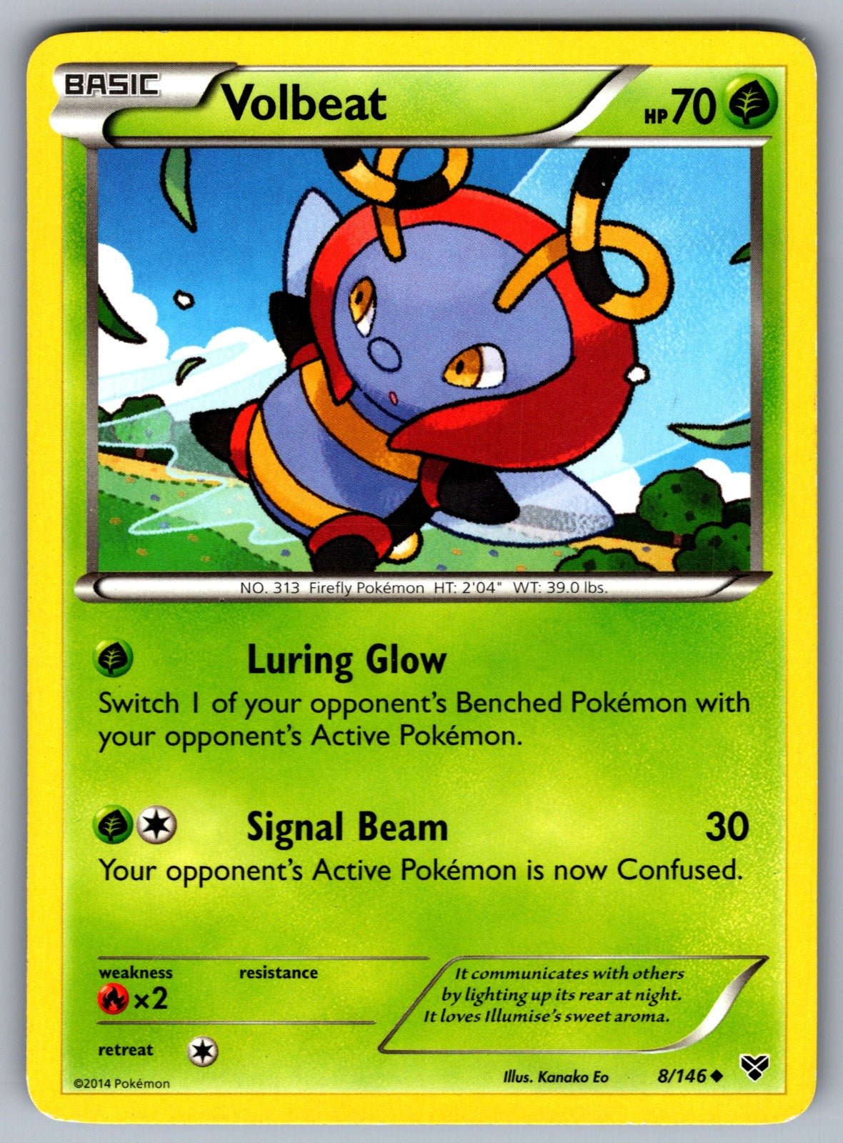 Volbeat Uncommon XY Base Set 8/146 LP 2014