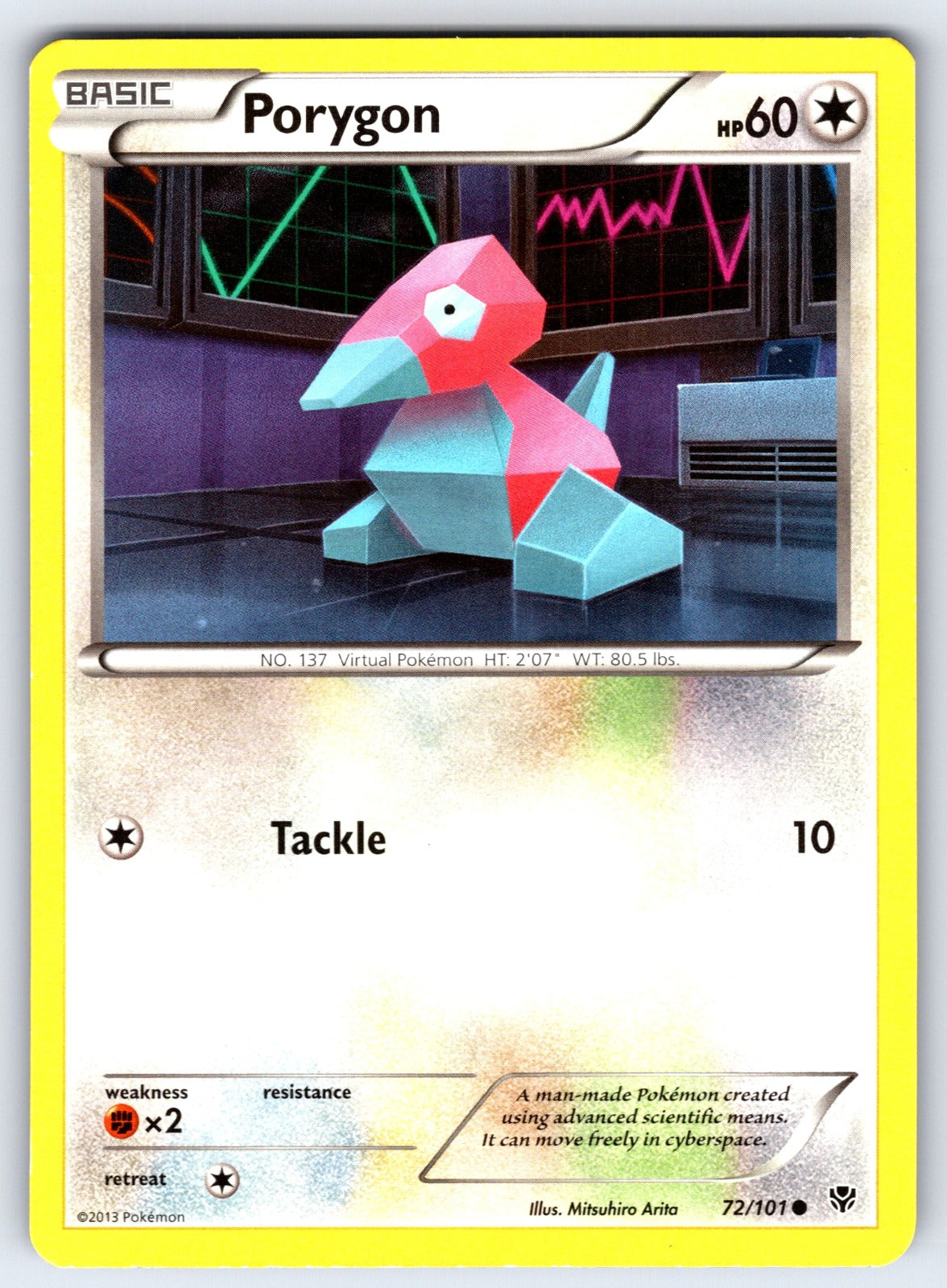 Porygon Common Plasma Blast 72/101 LP 2013