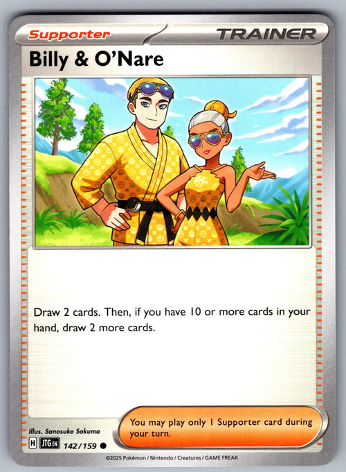 Billy & O'Nare Common SV09: Journey Together 142/159 NM 2025