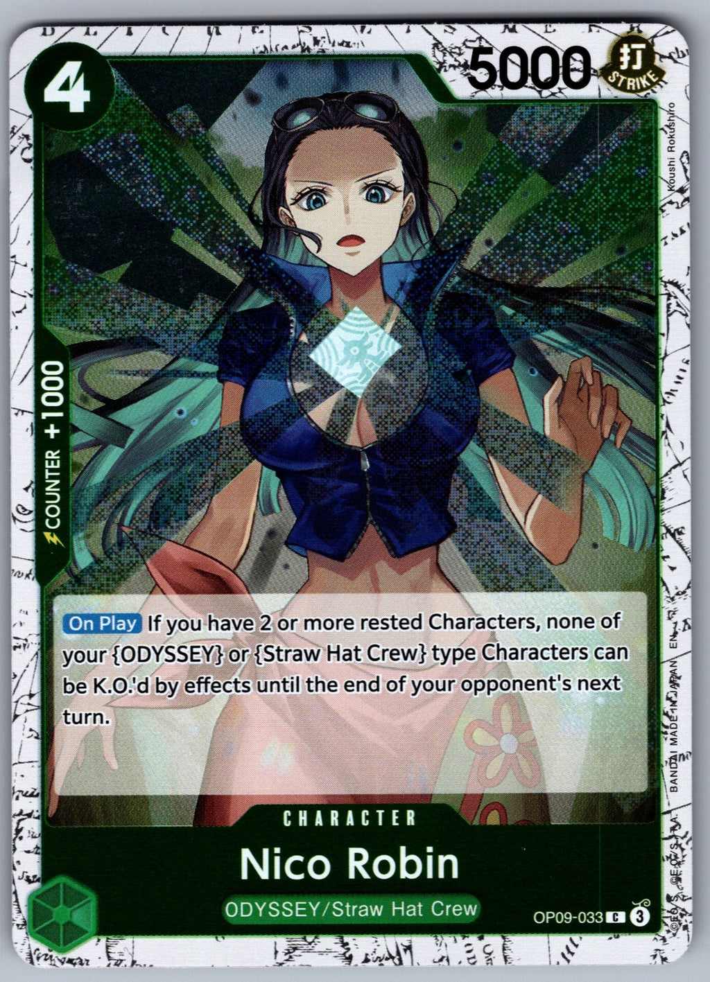 Nico Robin - (Pirate Foil) Foil C Premium Booster -The Best- Vol. 2 OP09-033 NM 