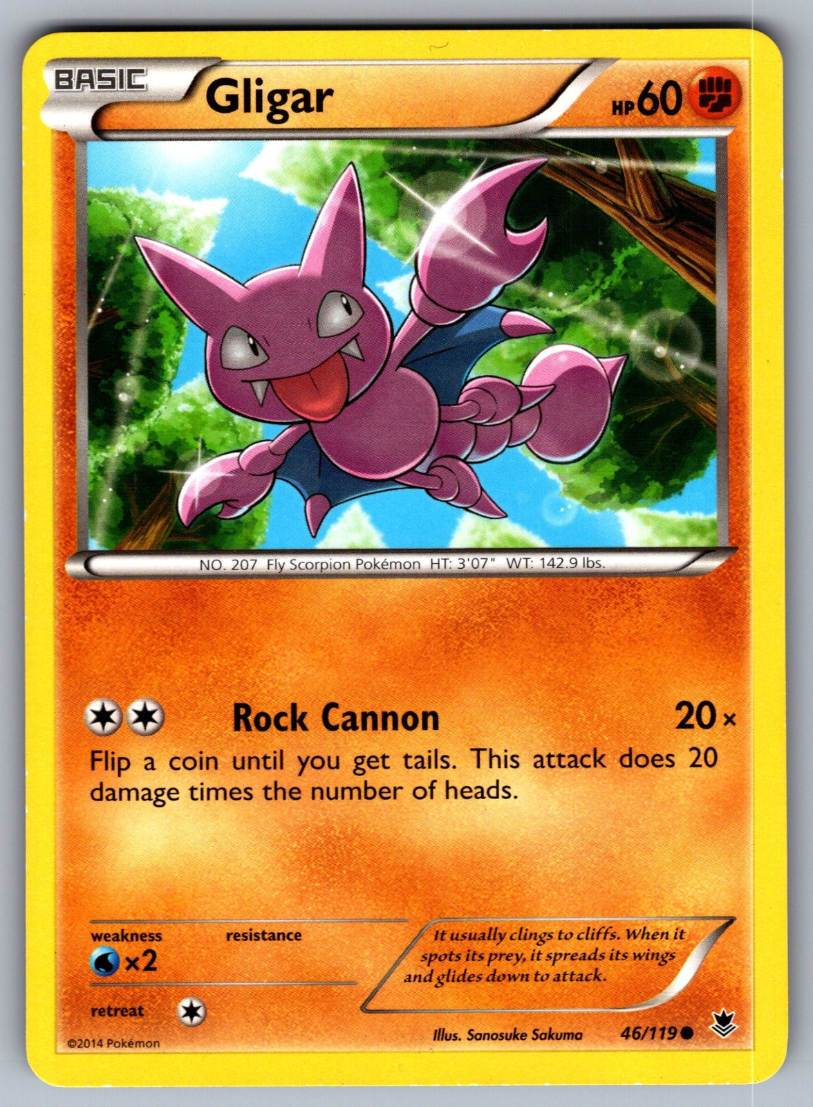 Gligar Common XY - Phantom Forces 46/119 LP 2014
