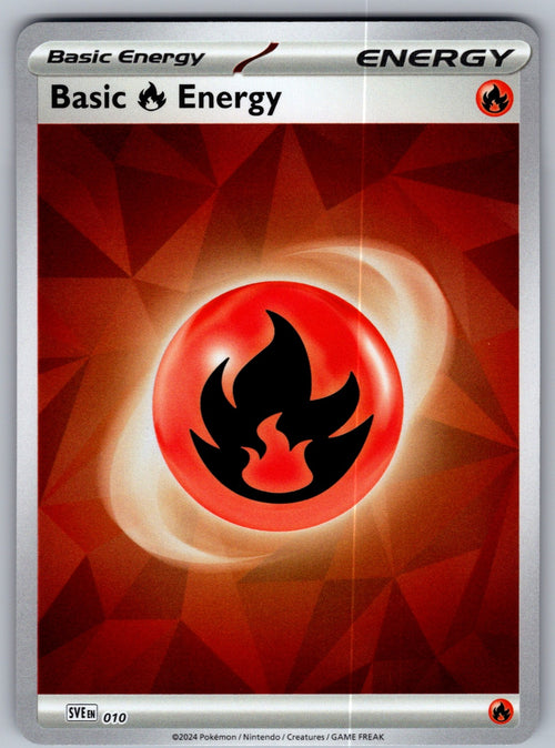 Basic Fire Energy Holo Common SVE: Scarlet & Violet Energies 010 NM 2023