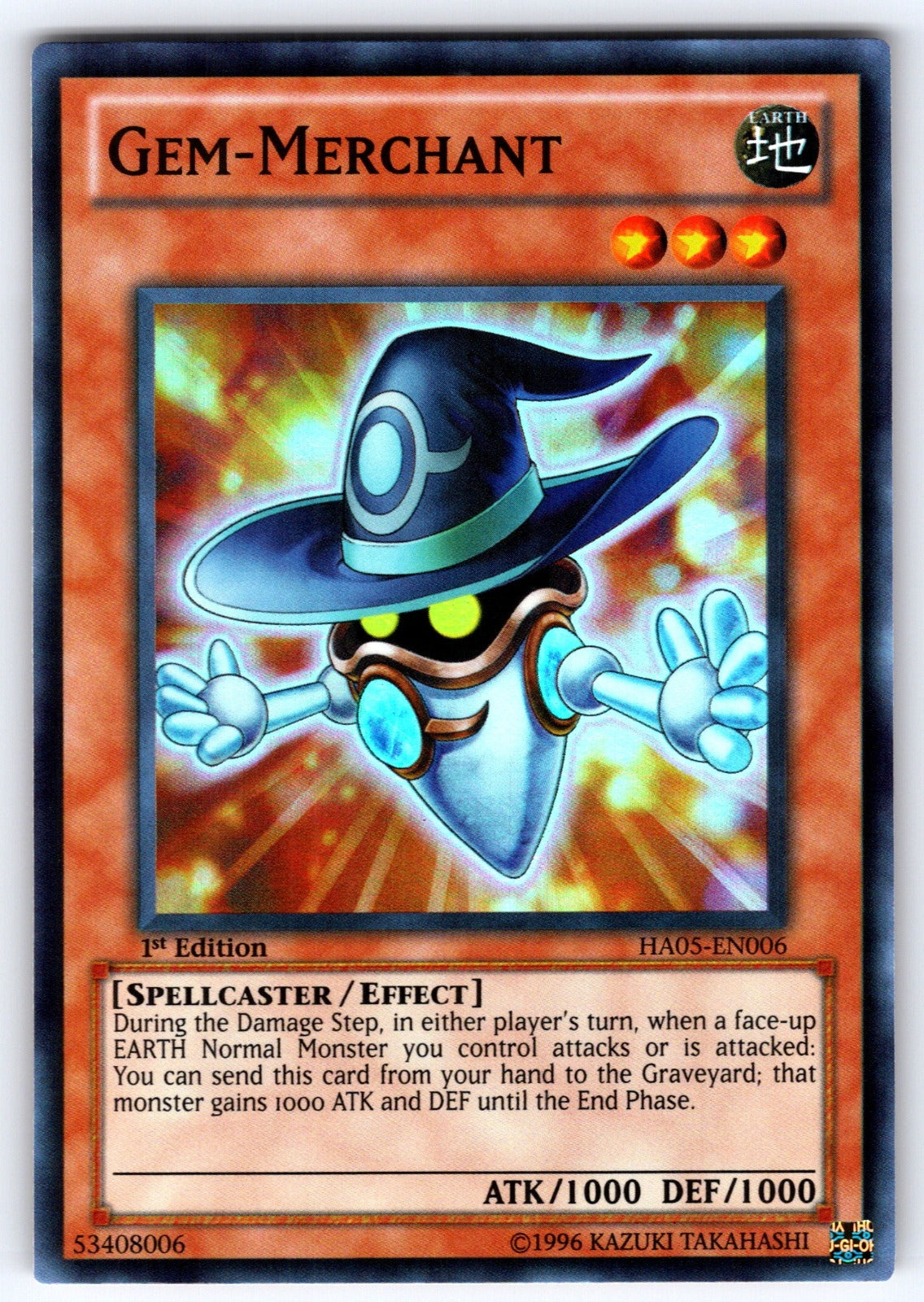 Gem-Merchant Unlimited Super Rare Hidden Arsenal 5: Steelswarm Invasion HA05-EN0