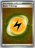 Basic Lightning Energy (Cosmos Holo) Holo Common SVE: Scarlet & Violet Energies 