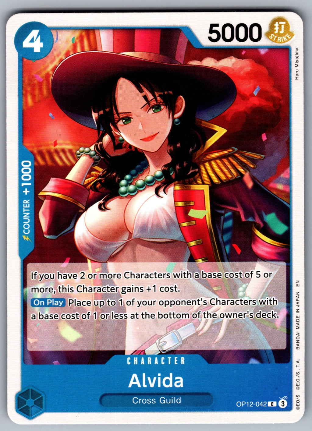 Alvida C Legacy of the Master OP12-042 NM 2025