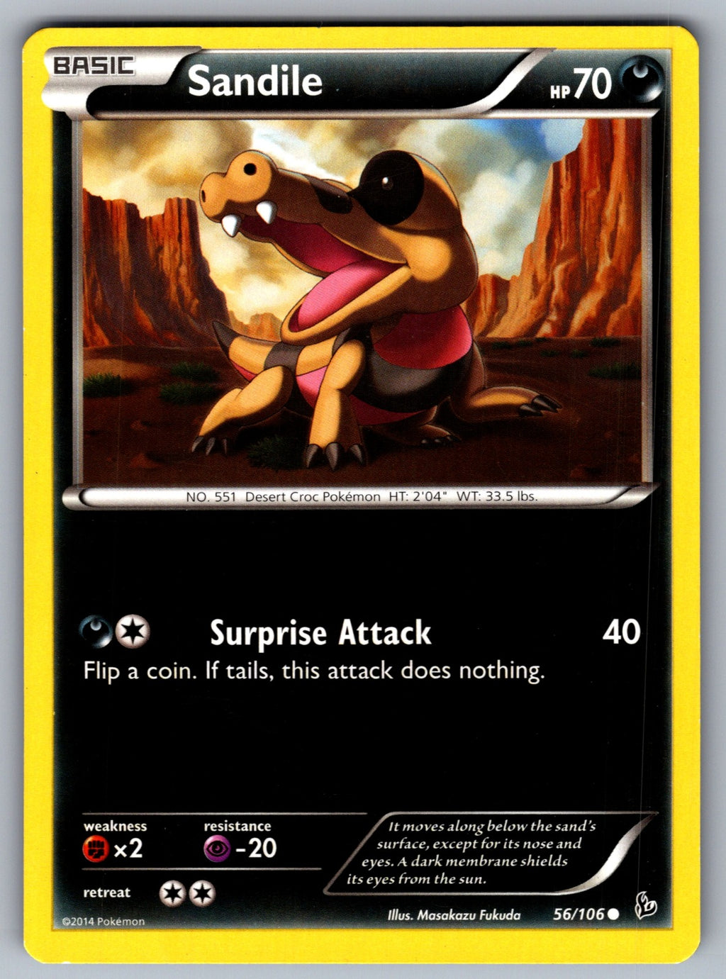 Sandile Common XY - Flashfire 56/106 LP 2014