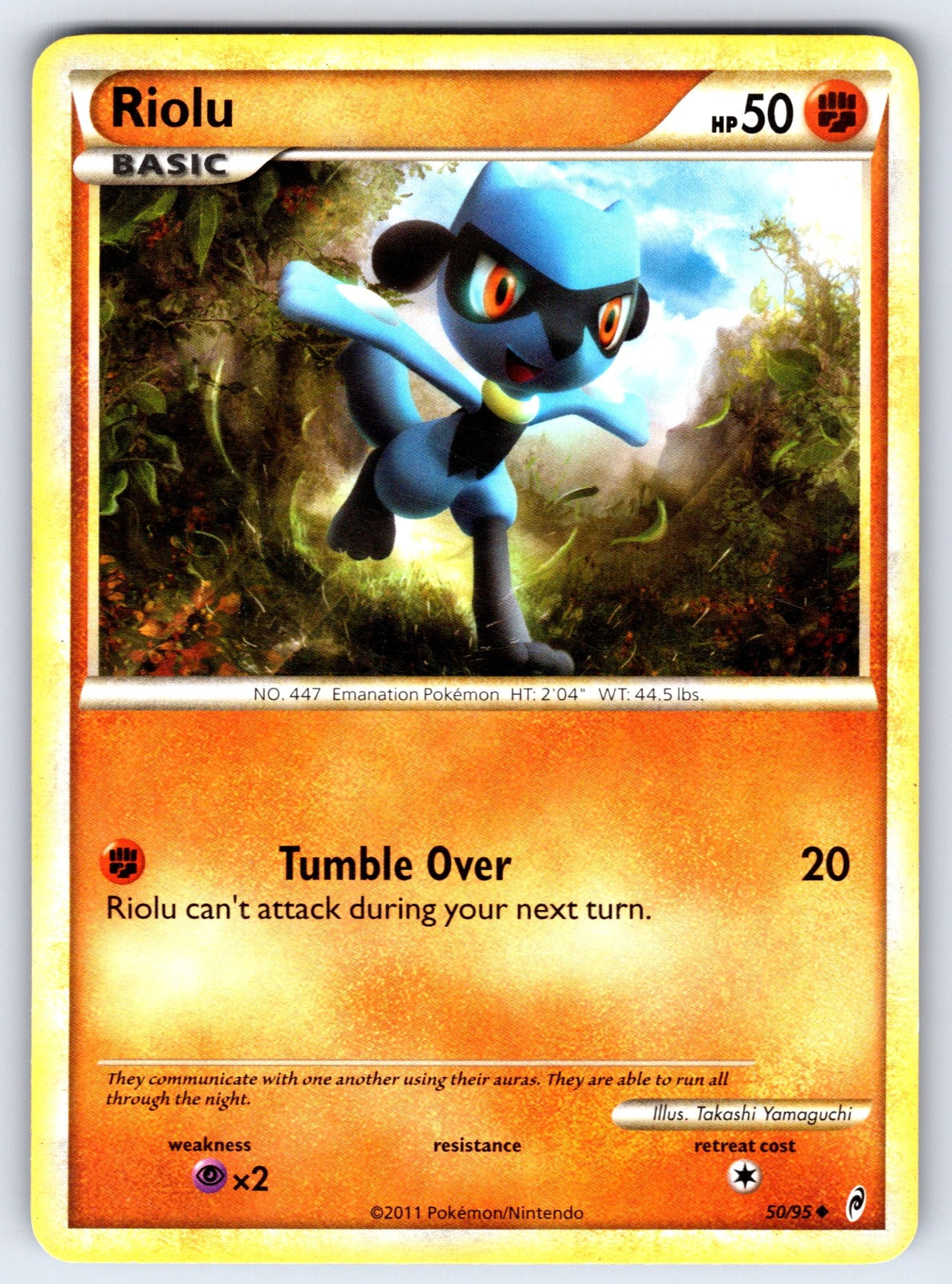 Riolu Uncommon Call of Legends 50/95 LP 2011