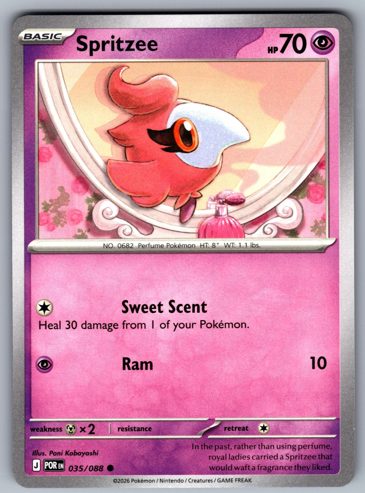Spritzee Common ME03: Perfect Order 035/088 NM 2026