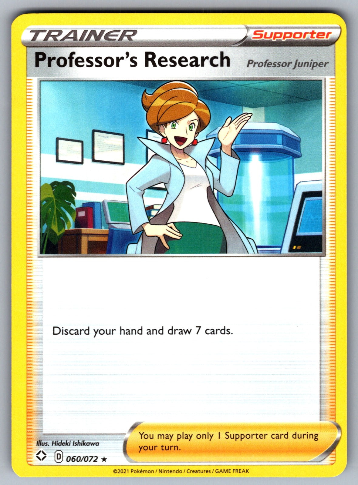 Professor's Research Rare Shining Fates 060/072 NM 2021