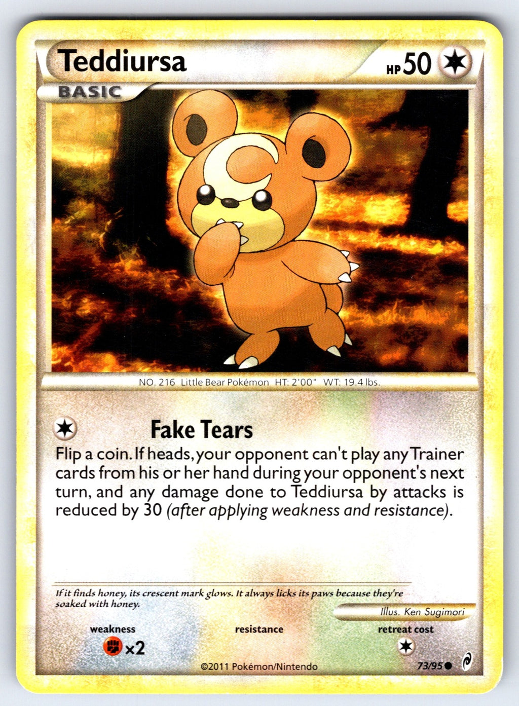 Teddiursa Common Call of Legends 73/95 LP 2011
