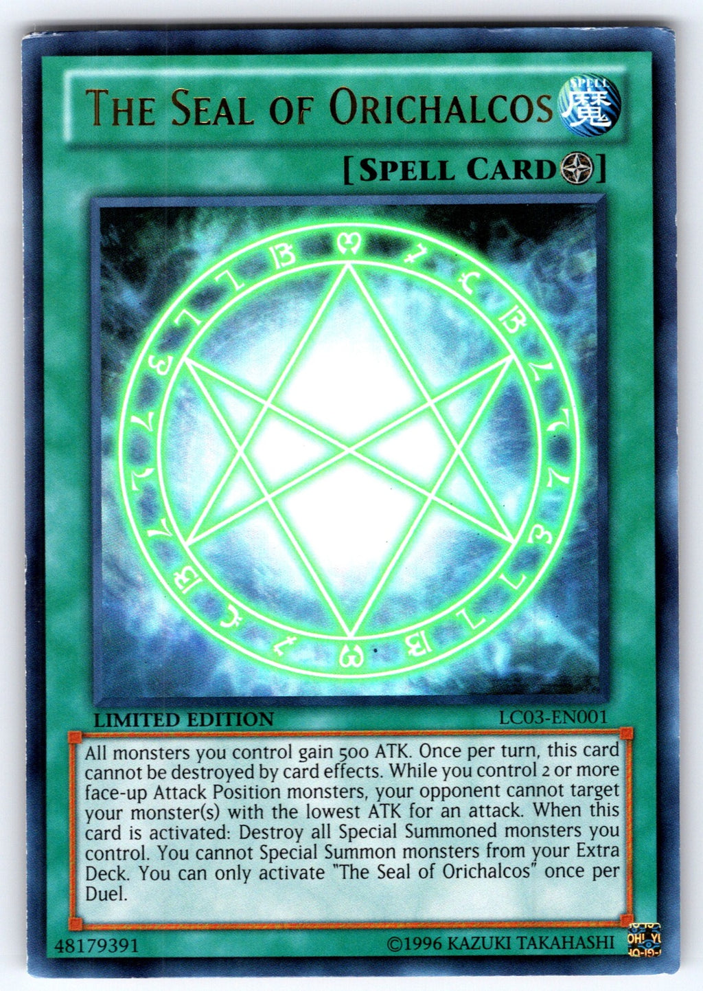 The Seal of Orichalcos Limited Ultra Rare Legendary Collection 3: Yugi's World L