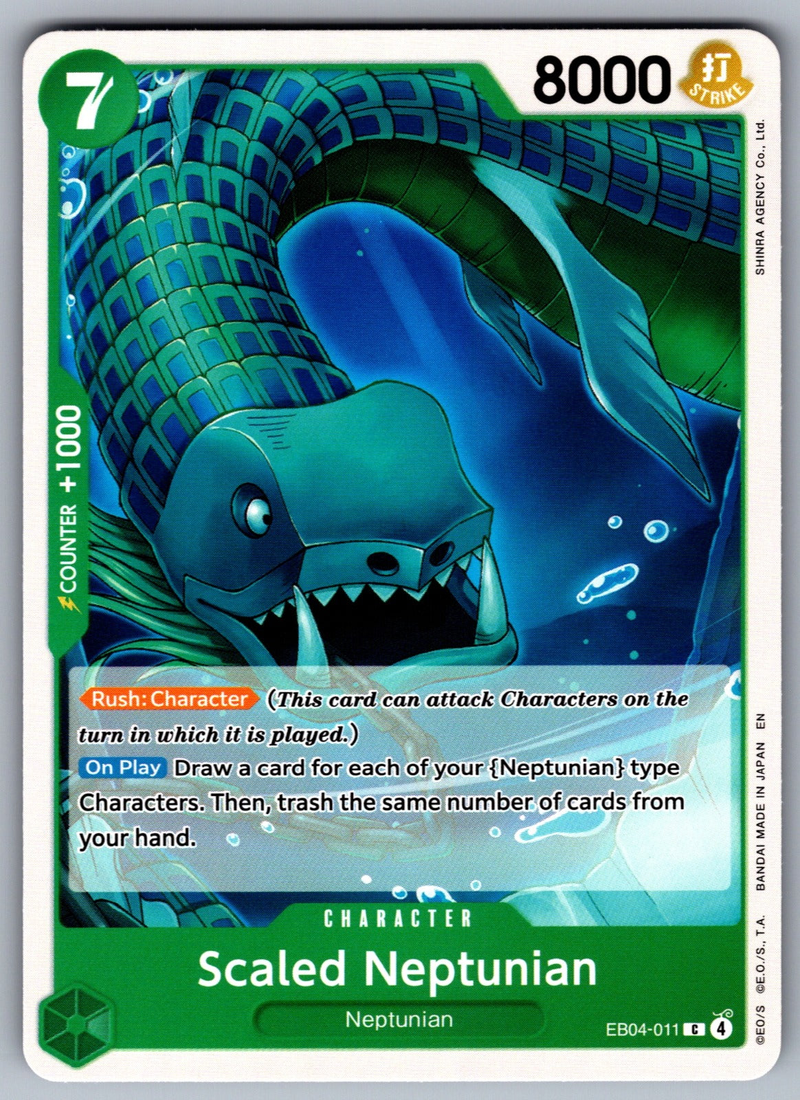 Scaled Neptunian C The Azure Sea's Seven EB04-011 NM 2026