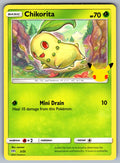 Chikorita - 2/25 Promo McDonald's 25th Anniversary Promos 002/025 NM 2021