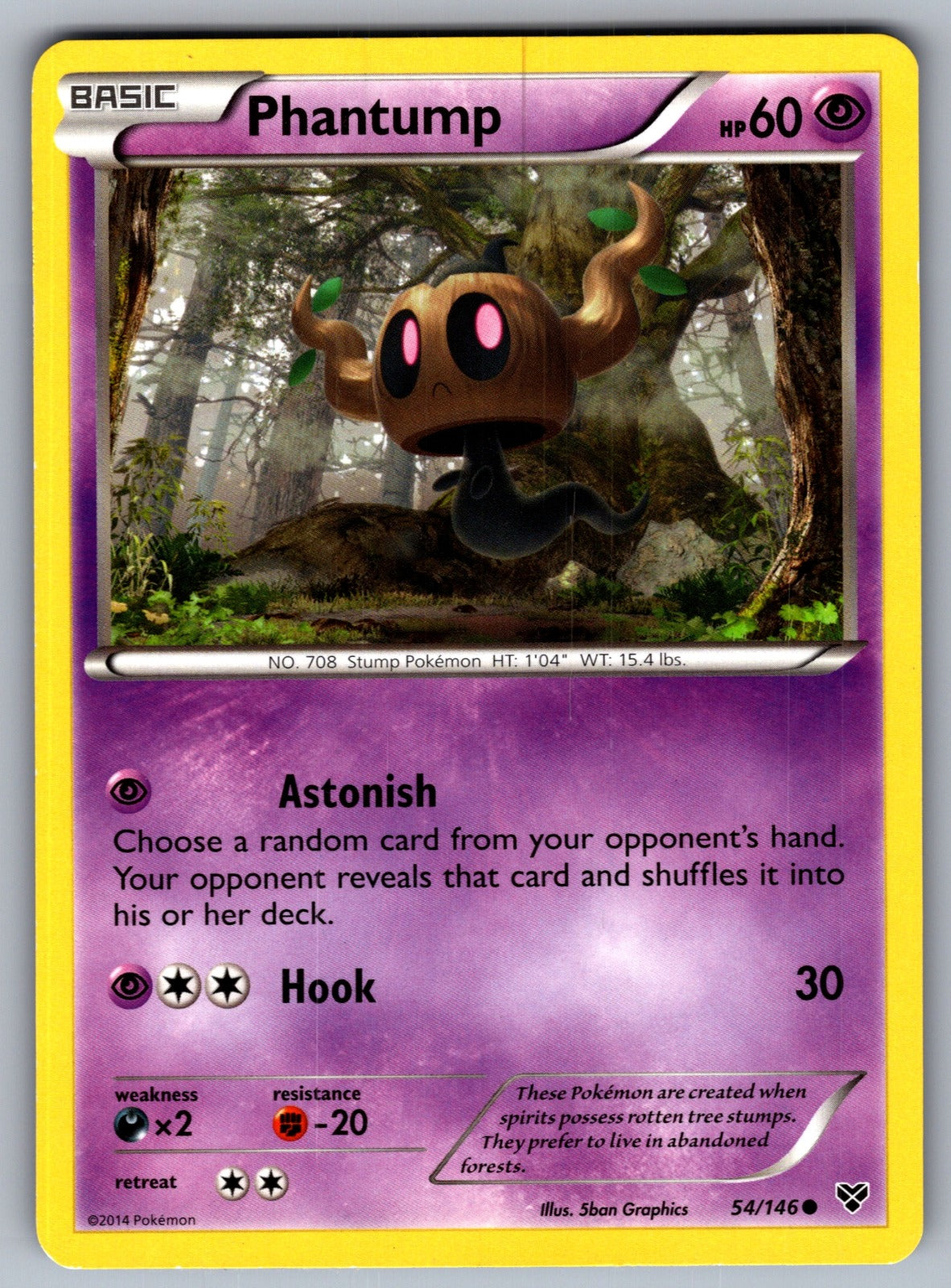 Phantump Common XY Base Set 54/146 LP 2014