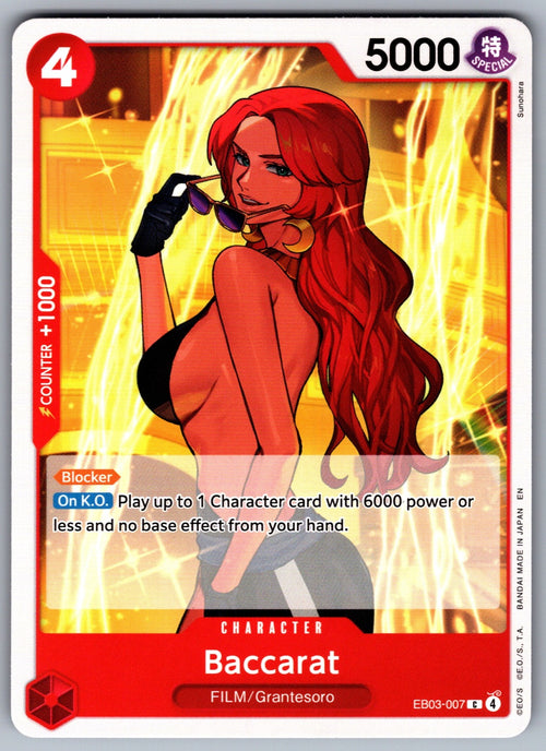 Baccarat C Extra Booster: One Piece Heroines Edition EB03-007 NM 2026