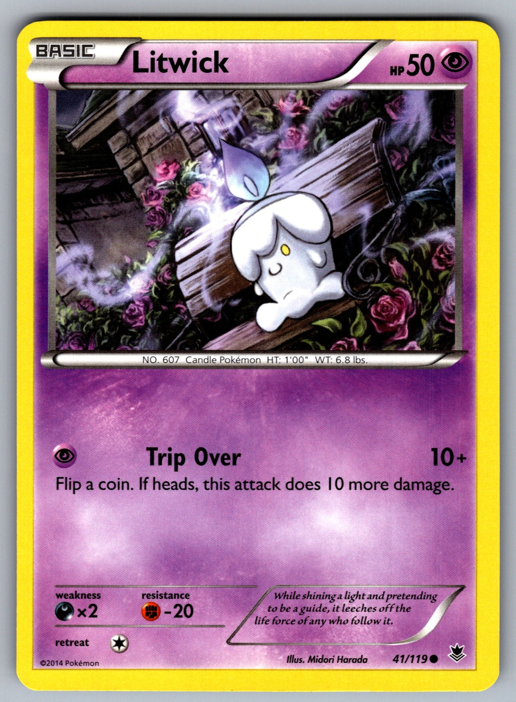 Litwick Common XY - Phantom Forces 41/119 LP 2014