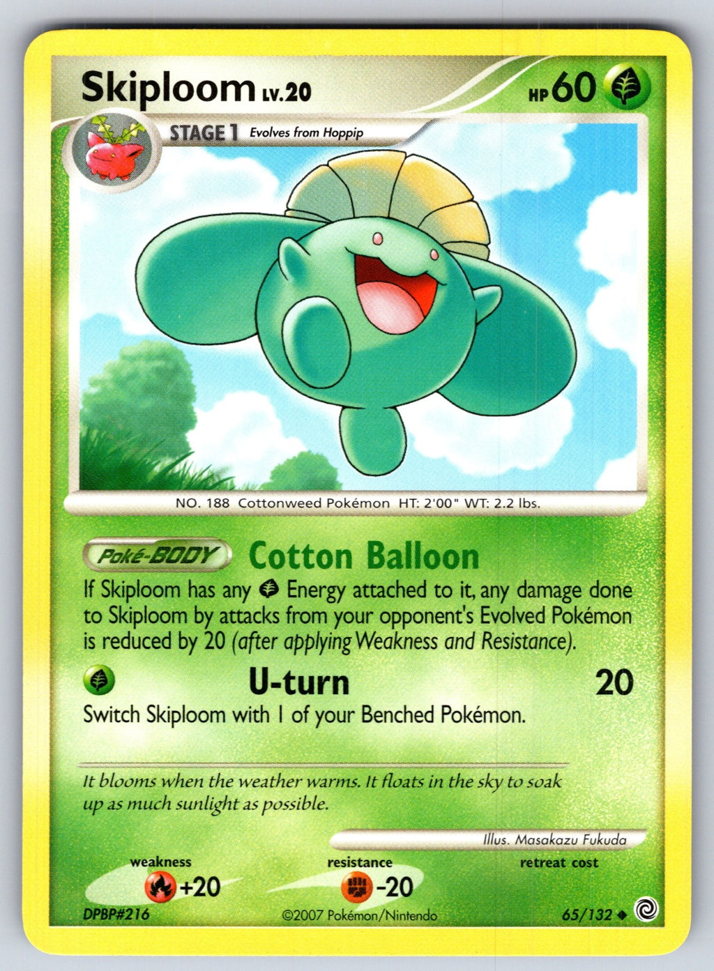 Skiploom Uncommon Secret Wonders 65/132 LP 2007