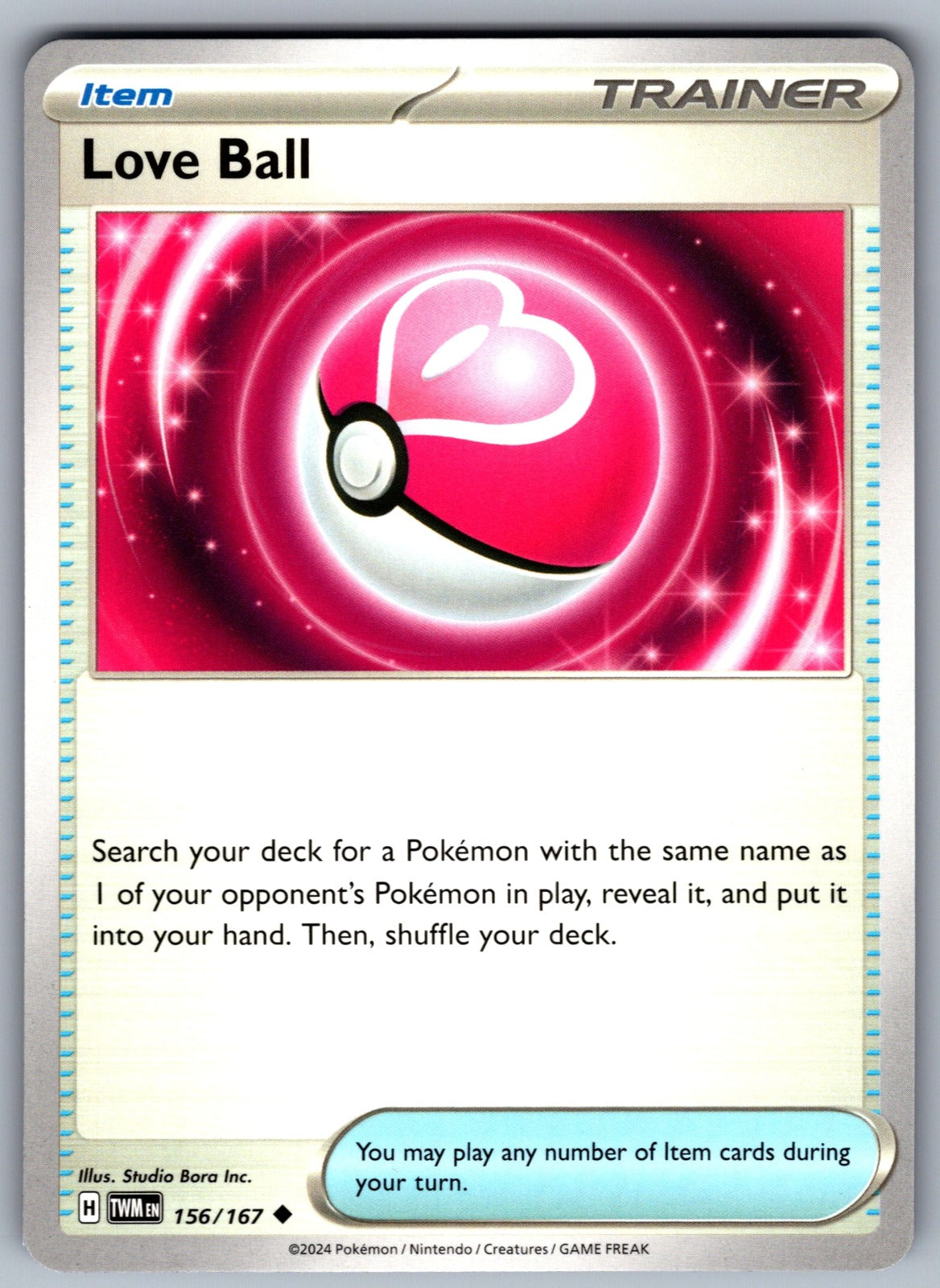 Love Ball Uncommon SV06: Twilight Masquerade 156/167 NM 2024