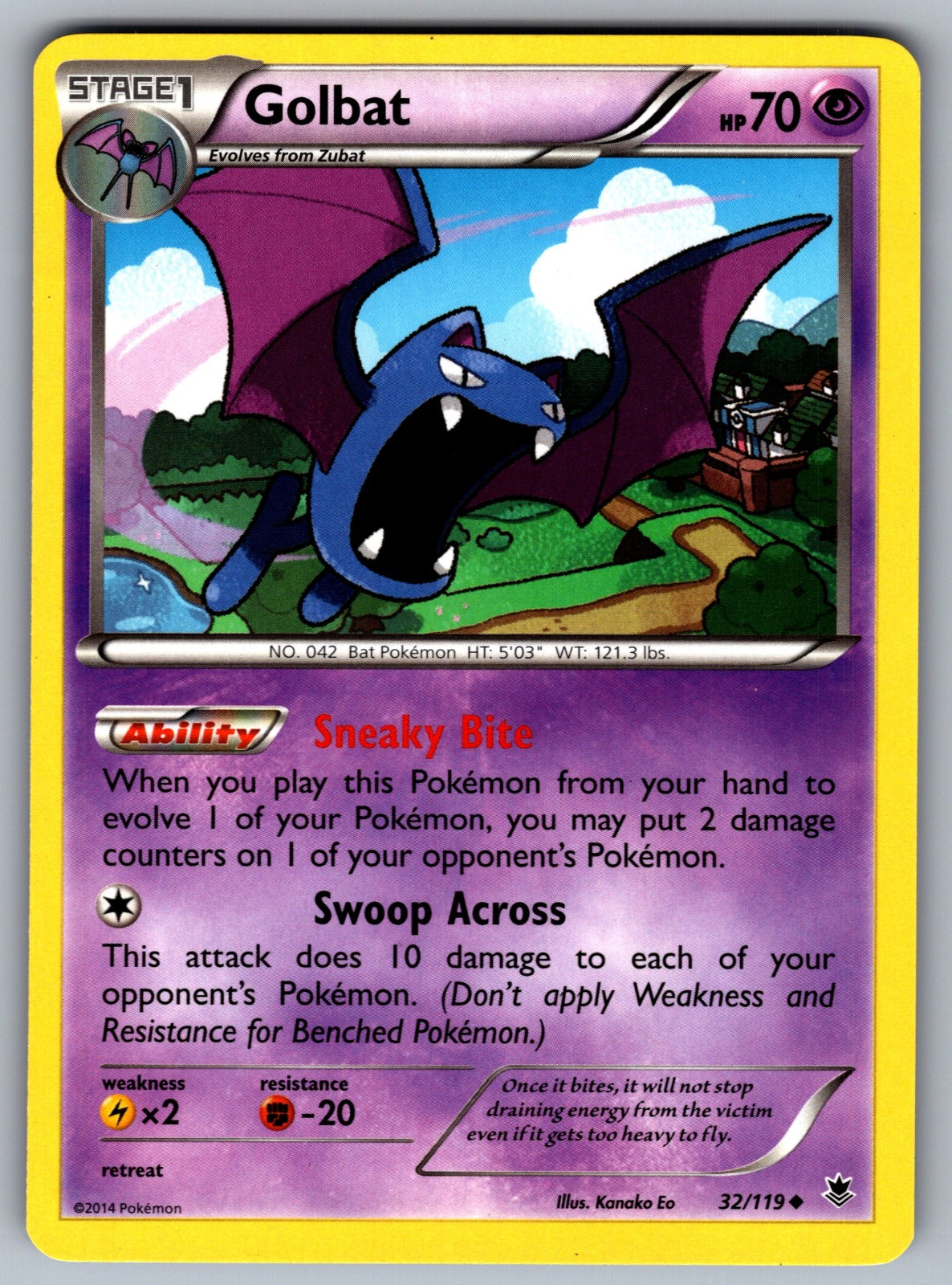 Golbat Uncommon Generations 31/83 LP 2016