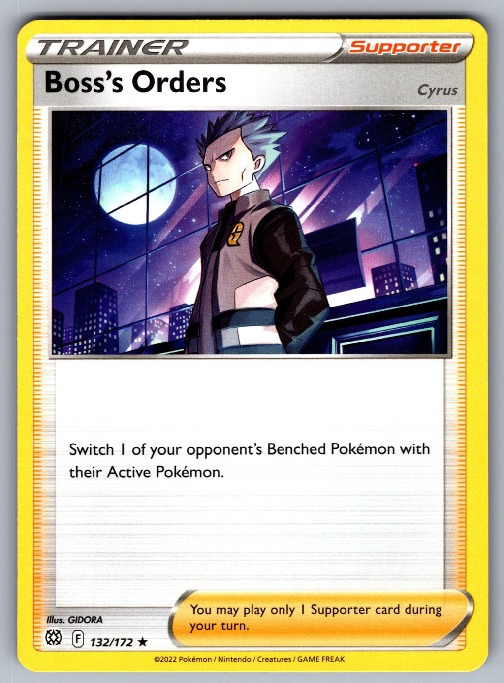 Boss's Orders Rare Prize Pack Series Cards 132/172 NM 2022