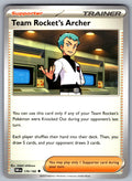 Team Rocket's Archer Uncommon SV10: Destined Rivals 170/182 NM 2025