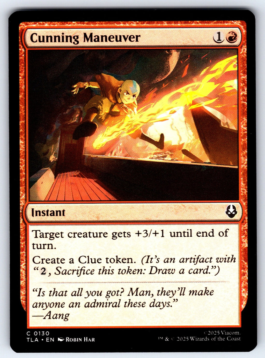 Cunning Maneuver C Avatar: The Last Airbender 130 NM 2025