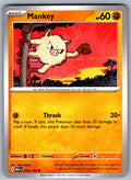 Mankey Common SV: Scarlet & Violet 151 056/165 NM 2023