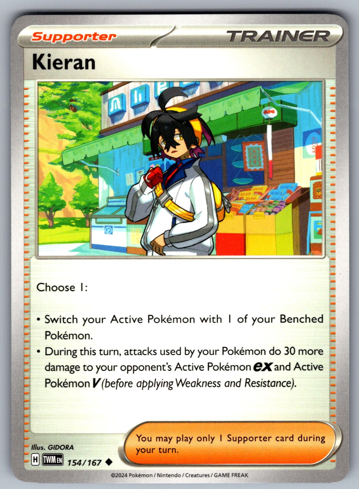 Kieran Uncommon SV06: Twilight Masquerade 154/167 NM 2024
