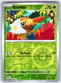 Grubbin Reverse Holo Common SV07: Stellar Crown 009/142 NM 2024