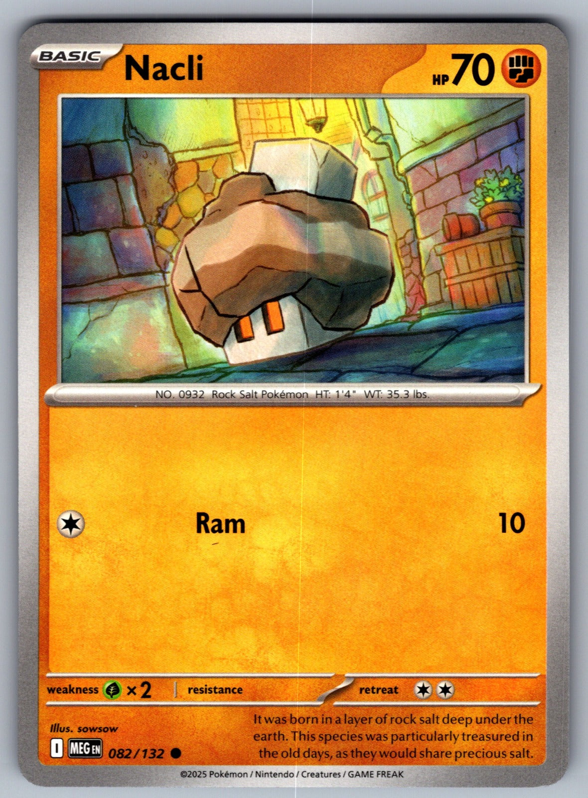 Nacli Common ME01: Mega Evolution 082/132 NM 2025