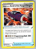 Single Strike Scroll of the Fanged Dragon Uncommon SWSH07: Evolving Skies 158/203 NM 2021