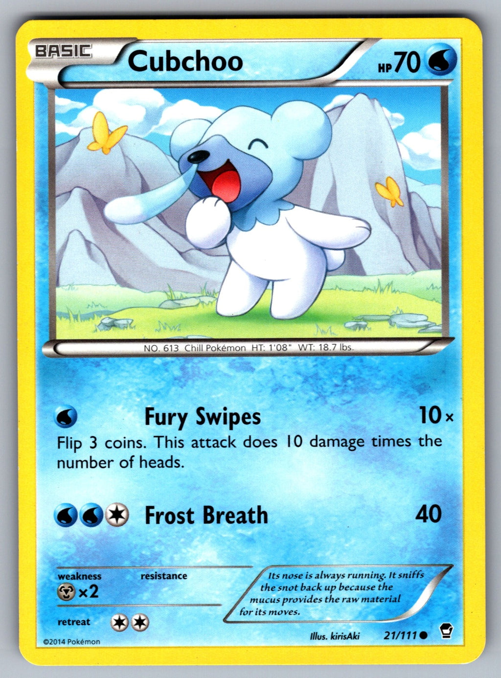 Cubchoo Common XY - Furious Fists 21/111 LP 2014
