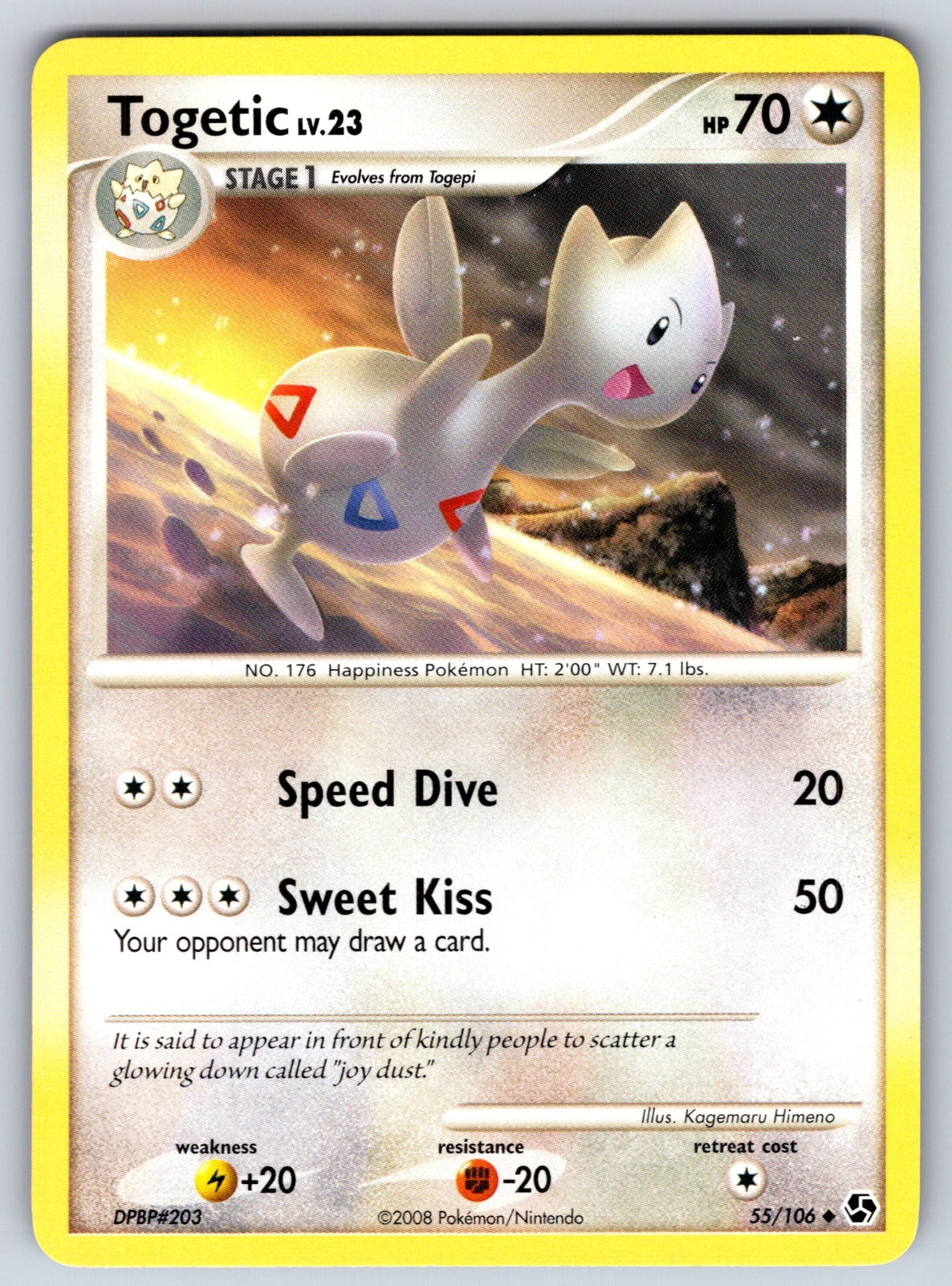 Togetic Uncommon Great Encounters 55/106 LP 2008