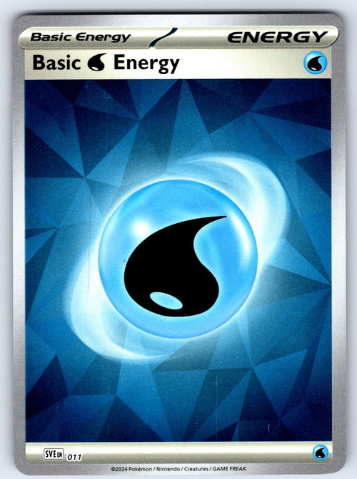 Basic Water Energy - Holo Common SVE: Scarlet & Violet Energies 011 NM 2023