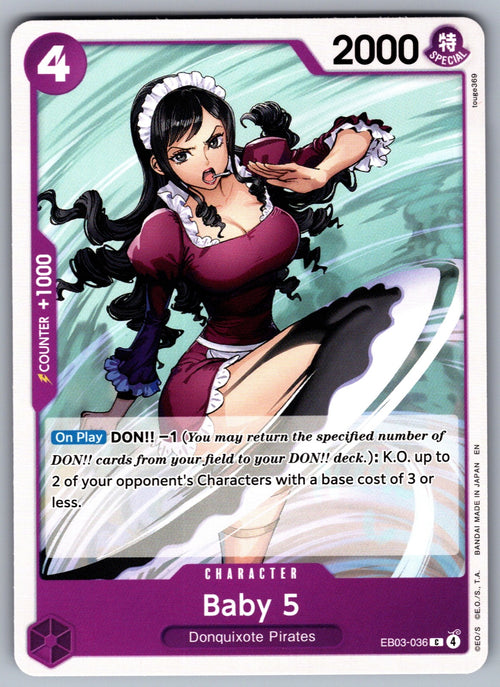 Baby 5 C Extra Booster: One Piece Heroines Edition EB03-036 NM 2026