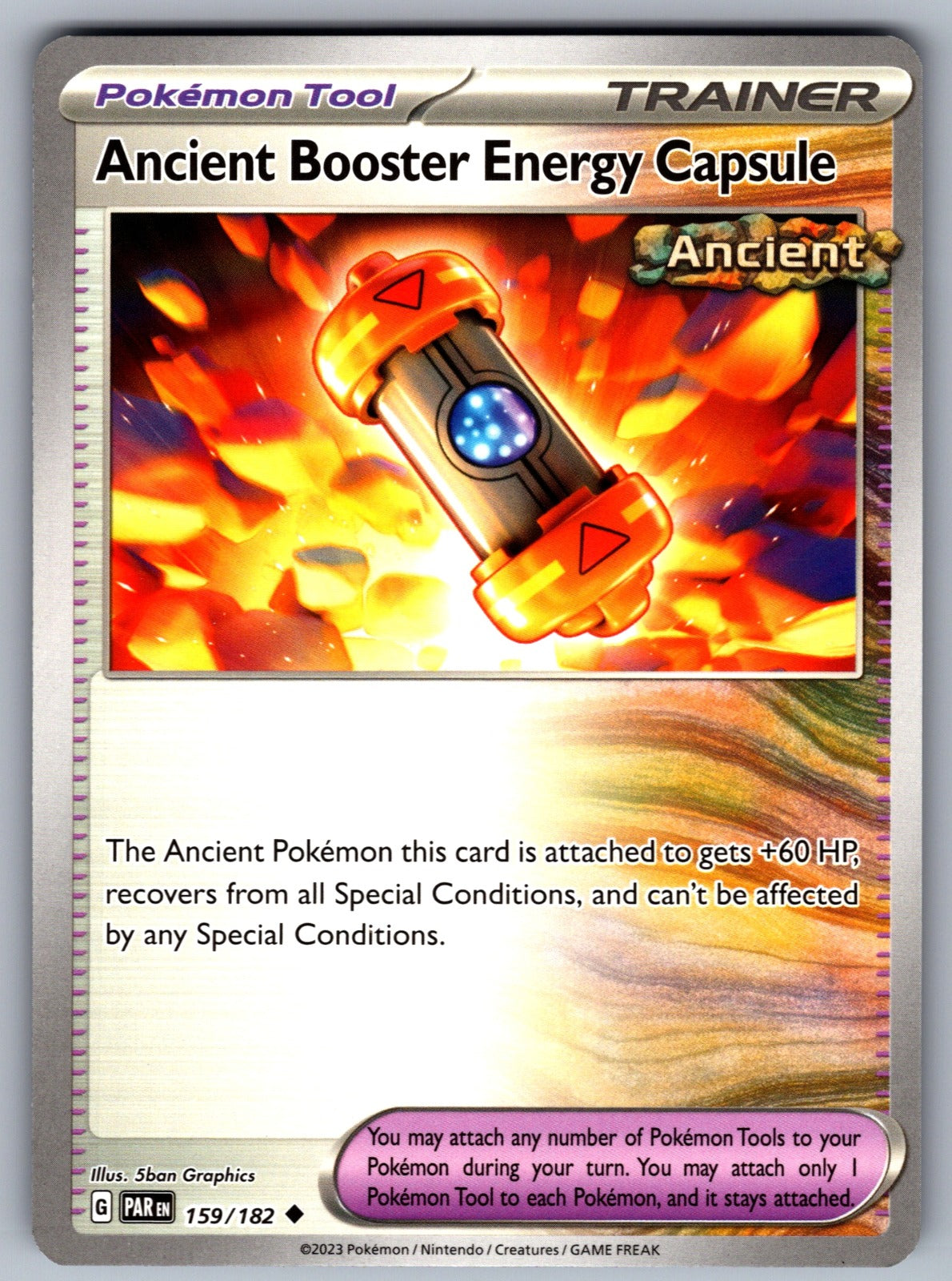 Ancient Booster Energy Capsule Uncommon SV04: Paradox Rift 159/182 NM 2023