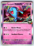Team Rocket's Wobbuffet Holo Rare SV10: Destined Rivals 082/182 NM 2025