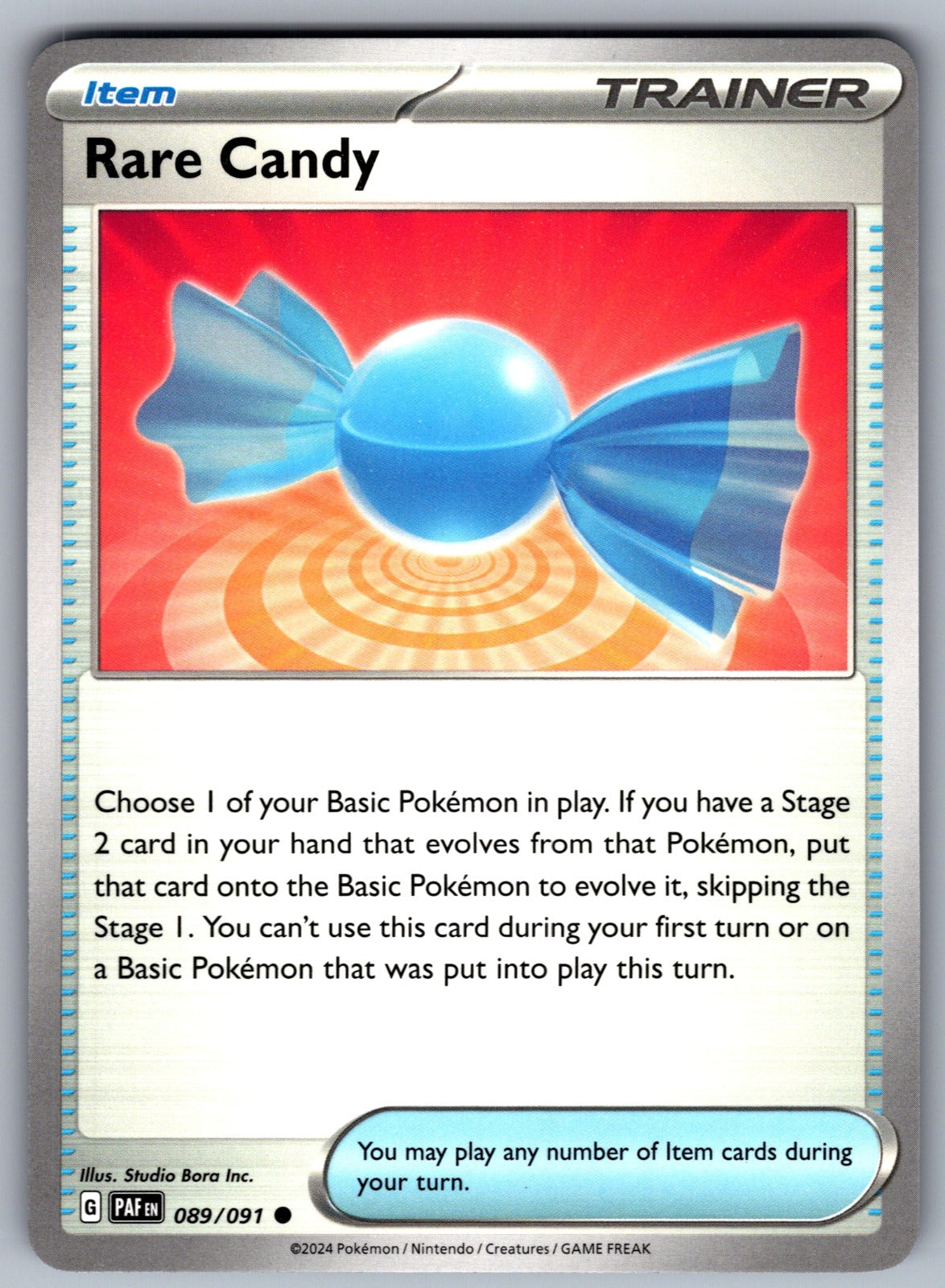 Rare Candy Common SV: Paldean Fates 089/091 NM 2024